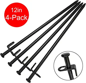 Beefoor 12-Inch Tent Stakes