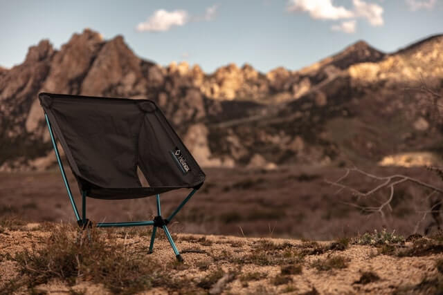 Portable backpacking chair outdoor
