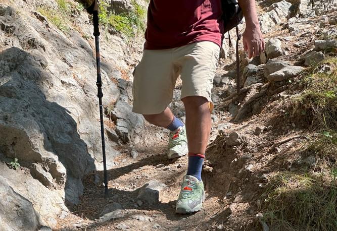 hiking shorts - stretch-nylon shorts allow for maximum comfort.