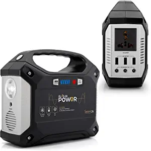 SereneLife Portable Generator, 155Wh Power Station