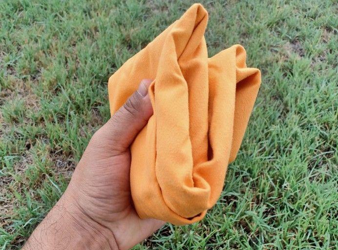Camping Towel (Sea to Summit Drylite Towel compact size after folding)