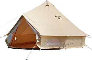 DANCHEL OUTDOOR 4 Season Canvas Yurt Tent