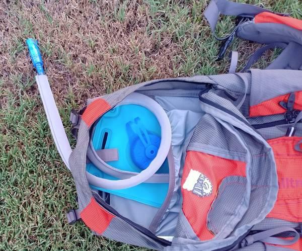 Backpack with Hydration bladder
