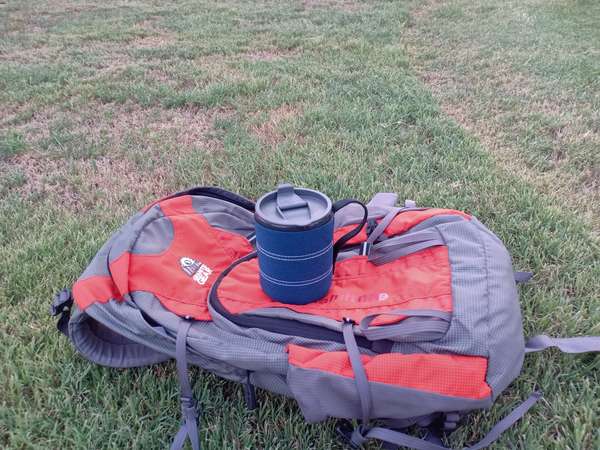 GSI Outdoors Infinity Backpacker Mug While Hiking