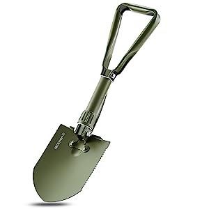 REDCAMP Military Folding Camping Shovel