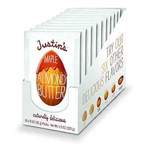 Justin's Maple Almond Butter Squeeze Packs