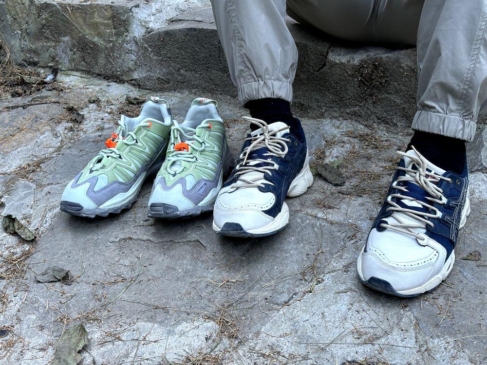 Testing running shoes vs hiking boots on trail