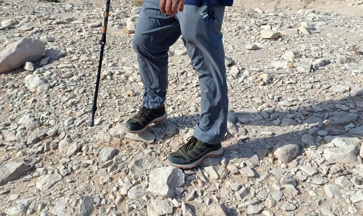 Columbia Crestwood hiking shoes (These shoes strike a great balance between grip and comfort)