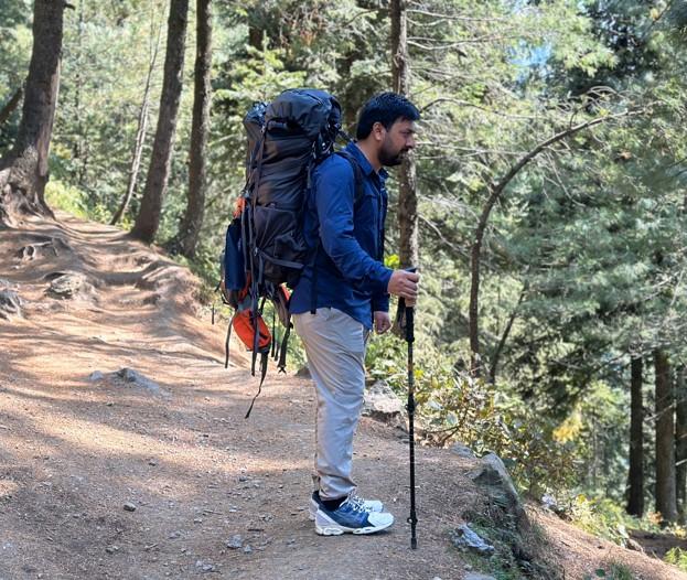 Backpacking on a trail (In my experience, coarse fabrics and uneven seams increase the problem. Sweat or rain also raises the level of friction.)