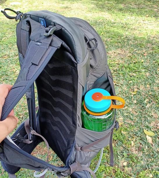 daypack -  I’m a big fan of pockets. Side pockets, lid pockets, stash pockets—I’ll take them all. (this shot shows the daypack pockets)