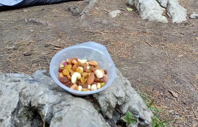 Trail mix (stoveless food option)