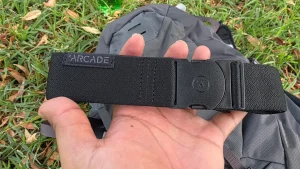 Arcade Original Adventure Belt with stretch webbing and low-profile plastic buckle